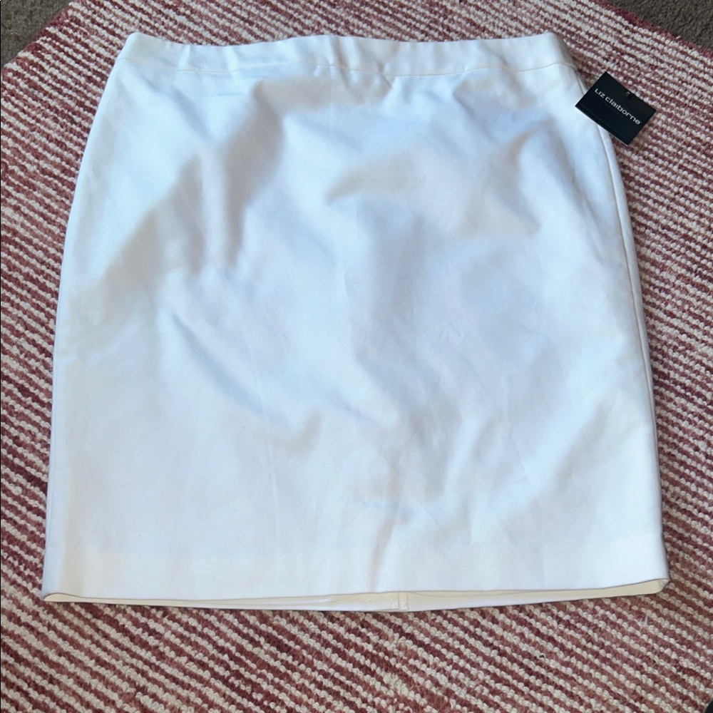 Liz Claiborne White Pencil Skirt